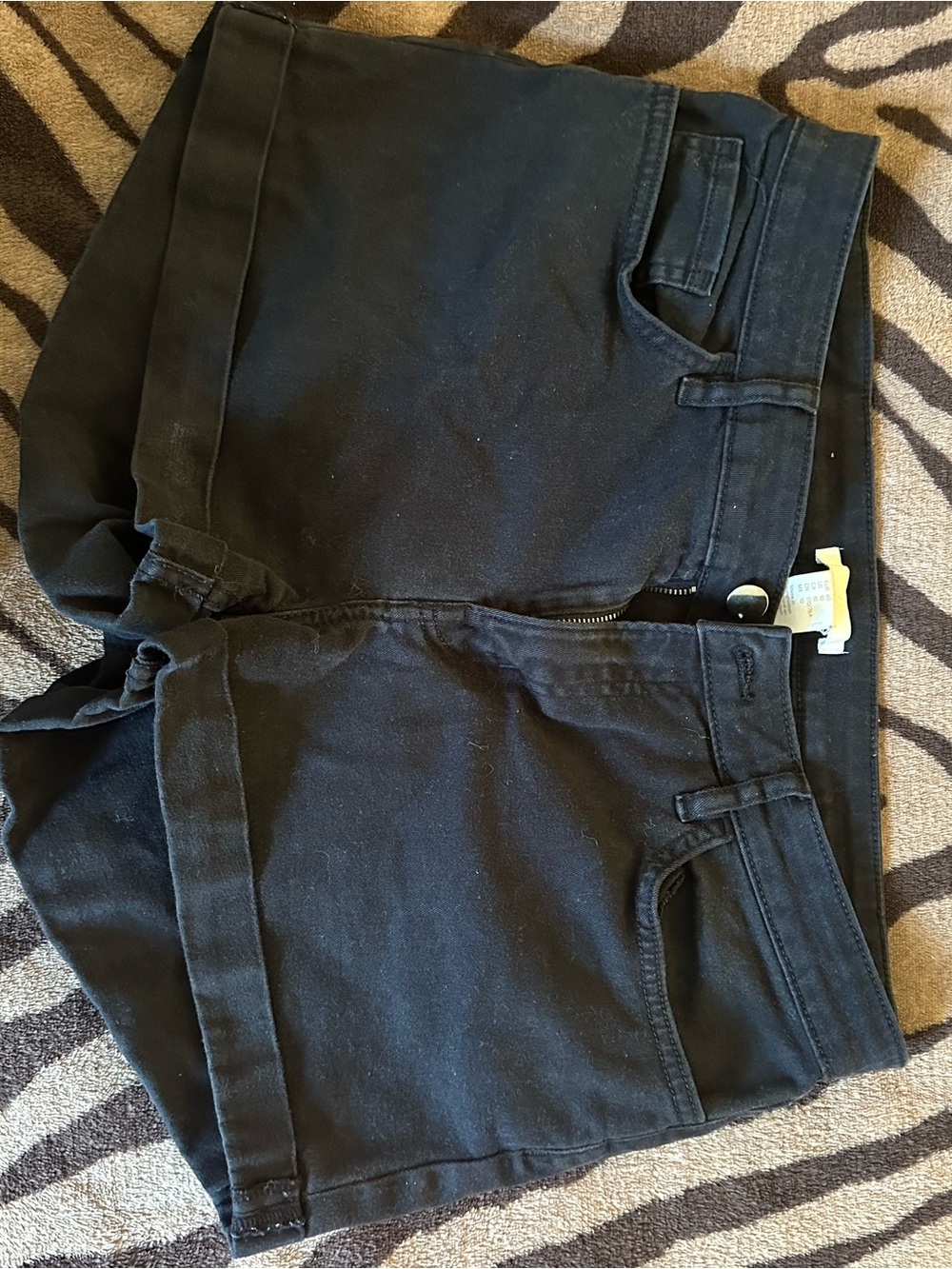 H&M Black Cropped Women’s Jeans Shorts